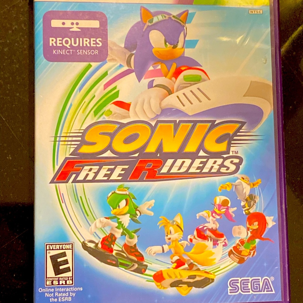 XBOX 360 Game KINECT Sonic Free Riders